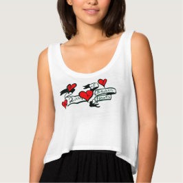 ハートの女王のタンクトップ アリス Tシャツ