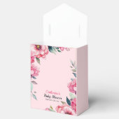 ハートの女王のトランプ ピンクのベビーシャワー フェイバーボックス (オープン)