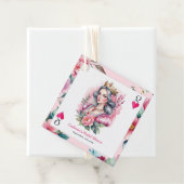 ハートの女王のトランプ　ピンクの結婚前お披露目会 フェイバータグ (インサイチュ)