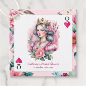 ハートの女王のトランプ　ピンクの結婚前お披露目会 フェイバータグ (正面)