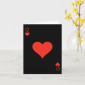 ハートの女王の衣装 トランプ 遊戯札 カード (黄色い花)