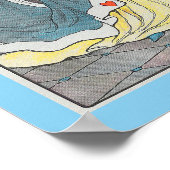 ハートの女王はタルト、子供部屋韻を作った ポスター (角)