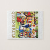 ハートの女王は、"女王の規則言います! " ジグソーパズル (横)