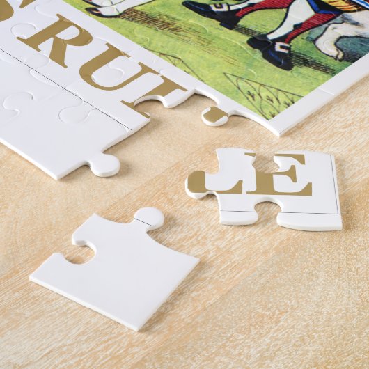 ハートの女王は、"女王の規則言います! " ジグソーパズル (側面)