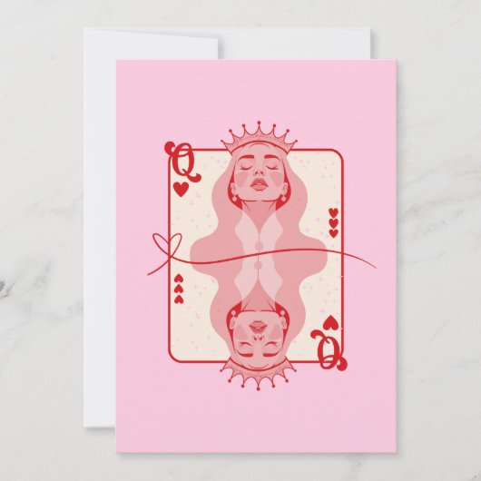 ハートの女王レッド&ピンクアート シーズンカード (正面)