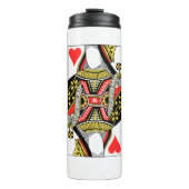 ハートの女王-あなたのイメージを加えて下さい タンブラー (正面)