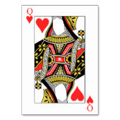 ハートの女王-あなたのイメージを加えて下さい テーブルナンバー (正面)