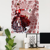 ハートの女王（アリス・イン・ワンダーランド） ポスター (ホームオフィス)