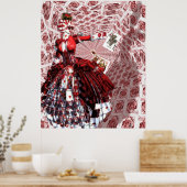 ハートの女王（アリス・イン・ワンダーランド） ポスター (キッチン)