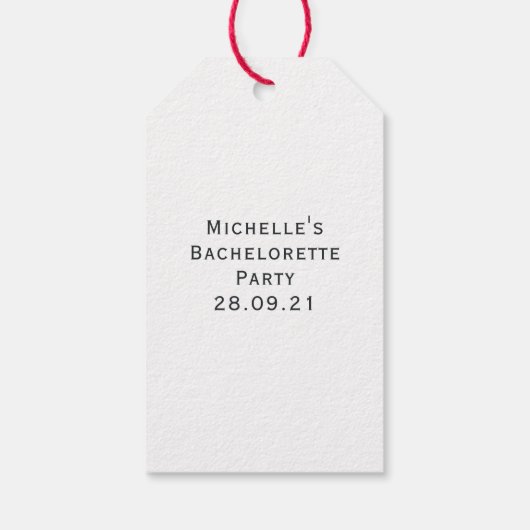 ハートの女王 ギフトタグ (裏面)