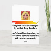 ハートの女王 – グリーティングカード シーズンカード (裏面)