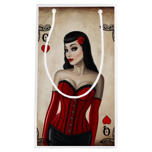 ハートの女王 スモールペーパーバッグ (正面)