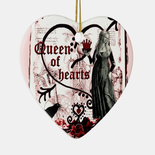ハートの女王 セラミックオーナメント (右)