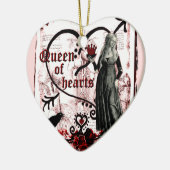 ハートの女王 セラミックオーナメント (左)