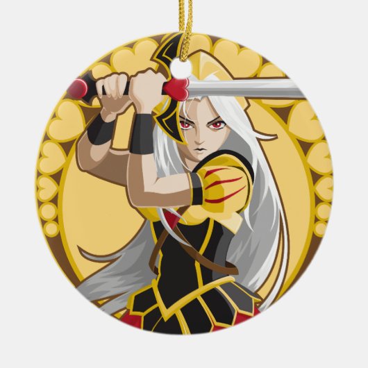 ハートの女王 セラミックオーナメント (正面)