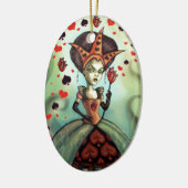 ハートの女王 セラミックオーナメント (左)