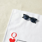 ハートの女王 ビーチタオル (インサイチュ)