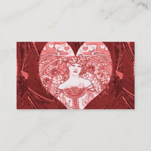ハートの女王 名刺 (正面)