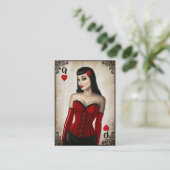 ハートの女王-名刺 名刺 (スタンド正面)