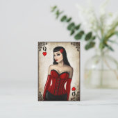 ハートの女王-名刺 名刺 (スタンド正面)