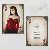 ハートの女王-名刺 名刺 (正面/裏面)