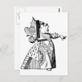 ハートの女王 – 彼女の頭でオフ！ ポストカード (正面/裏面)