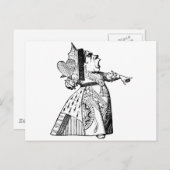 ハートの女王 - 彼女の首を落とせ! ポストカード (正面/裏面)