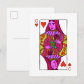 ハートの女王 案内ポストカード (正面/裏面)