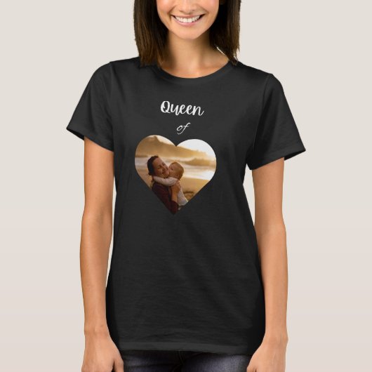 「ハートの女王」母の日の奉献シャツ Tシャツ (正面)
