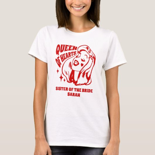 ハートの女王 花嫁の姉妹 Tシャツ (正面)