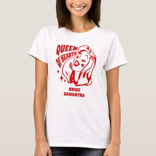 ハートの女王 花嫁 Tシャツ (正面)