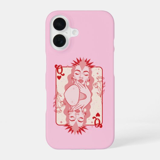 ハートの女王 iPhone 16ケース (裏面)