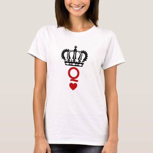 ハートの女王 Tシャツ (正面)