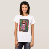 ハートの妖精-女性Tシャツの女王 Tシャツ (正面フル)
