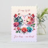 ハートの妻 バレンタインデー シーズンカード (スタンド正面)