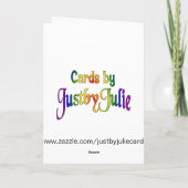 ハートの娘夫婦 結婚記念日 オーダーメイド カード (裏面)