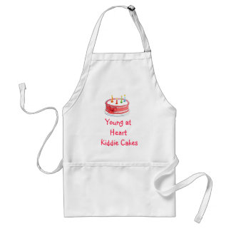 ハートの子供のケーキで若いcake2 スタンダードエプロン