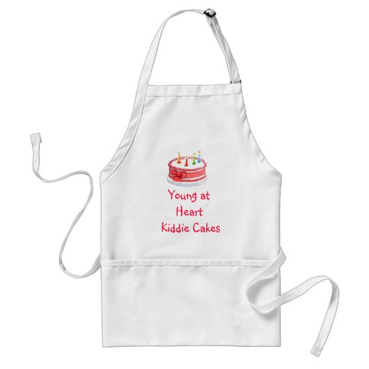 ハートの子供のケーキで若いcake2 スタンダードエプロン (正面)