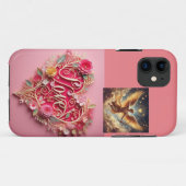 「ハートの守護者:愛に満ちたiPhoneケース」 Case-Mate iPhoneケース (裏面(横))