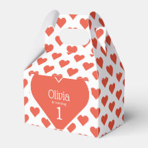 ハートの小さい ガーベル スイートハート ファースト バースデー パーティー