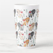 ハートの底から5色のチャウ カフェラテマグ (正面)