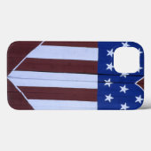 ハートの形の旗は9-11.の後で納屋で絵を描きました Case-Mate iPhoneケース (裏面 (横))