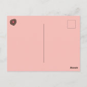 ハートの形をしたチョコレートの箱バレンタインデザイン ポストカード (裏面)