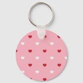 ハートの形をした写真LOVE YOUバレンタイン キーホルダー (裏面)