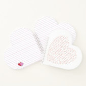 . .ハートの形をした愛の詩 ノートブック (内部)