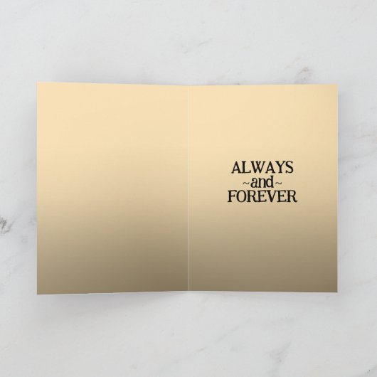 ハートの形をした枝で子どもができる可愛いロビーバード サンキューカード (内部)