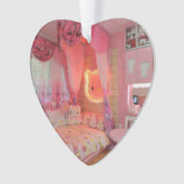ハートの形状ルームデザイン オーナメント (正面)