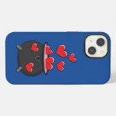 ハートの恋愛パッション iPhoneケース (裏面横)