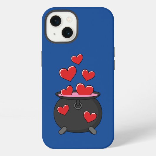 ハートの恋愛パッション iPhoneケース (裏面)