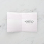 ハートの悲しみ お悔やみ感謝 サンキューカード (内部)